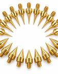 20-Piece Gold Plasma Pen Replacement Needle Tips – Fine & Standard Pointed Screw-In Electrodes