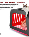 THEIA VetRed Elite 5-Spectrum Red Light Therapy Chamber for Dogs & Cats – 630nm–850nm Infrared Pet Wellness & Relaxation System