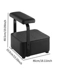 Professional Adjustable Salon Footrest – Padded Pedicure & Beauty Technician Leg Support