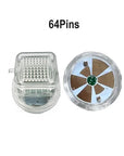 RF Microneedling Replacement Cartridge (10 Pins, 25 Pins, 64 Pins, Nano Crystal) with Disposable Connection Tube for Fractional RF Microneedling Machine