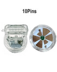 RF Microneedling Replacement Cartridge (10 Pins, 25 Pins, 64 Pins, Nano Crystal) with Disposable Connection Tube for Fractional RF Microneedling Machine