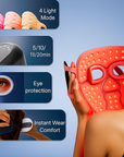 Professional Ultra-light LED Facial Mask – Red Light & Near-Infrared Skin Therapy