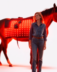 Horse Red & Near-Infrared LED Back Blanket – Battery-Powered Equine Wellness Light Pad