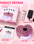 Professional 2-in-1 Rechargeable UV/LED Nail Lamp – Pink Leopard Edition