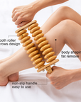 Theia DualCore Wooden Body Roller – Deep Tissue Meridian Massager