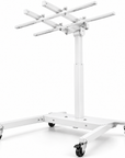 Professional Electric Red Light Panel Stand – Motorized Height Adjustment, 360° Rotation & 4-Panel Mount