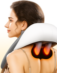THEIA Shiatsu Neck and Shoulder Massager – Heated Back Massager U-Shape Deep Kneading Electric Massage Pillow for Neck, Waist, Leg, and Body Relief
