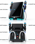 Ice Gold M9 Pro RF Microneedling Machine – Advanced Fractional RF & Cryo Cooling System