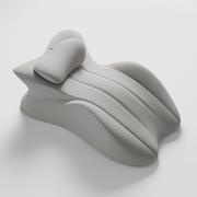 THEIA Ergonomic Memory Foam Support Pillow for Sleeping, Reading, Phone Use and Prone Resting – Neck, Chest, and Leg Backrest Cushion