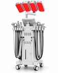 12-in-1 Hydro Dermabrasion Facial Machine with 4-Color LED Light Therapy