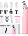 Portable Diamond Microdermabrasion Facial Device
