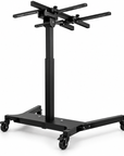 Professional Electric Red Light Panel Stand – Motorized Height Adjustment, 360° Rotation & 4-Panel Mount