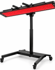 Professional Electric Red Light Panel Stand – Motorized Height Adjustment, 360° Rotation & 4-Panel Mount