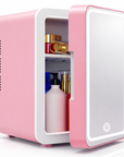 4L Mini Makeup Fridge with LED Mirror – Portable Cosmetic Storage Cooler for Home & Car
