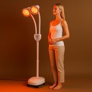 Theia Infrared Relief Pro – Dual-Head Heat Therapy Lamp with Stand