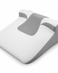 Ergonomic Bed Wedge Pillow – Memory Foam Incline Sleeping Cushion with Neck Support for Back & Side Sleepers