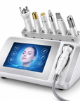 6-in-1 Facial Beauty Machine – Touchscreen RF, HIFU, SONO Clean & Cryo-Ion Skin Care System