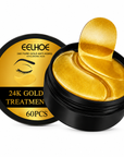 24K Gold Hydrogel Under Eye Patches – 10 Jar Set – Hydrating Eye Care