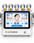7D HIFU Ultramage Professional Focused Ultrasound Machine – Dual Handpiece, 7 Cartridges, 12.1" Touchscreen