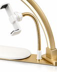 48W Curved LED Nail Desk Lamp with Phone Holder – 3 Color Temperatures, 3360LM