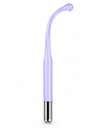 High Frequency Glass Point Electrode – Curved Purple Replacement Attachment for Facial Beauty Devices