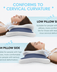 Memory Foam Cervical Pillow – Ergonomic Neck Pain Relief & Orthopedic Support