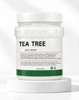 Professional Tea Tree Hydro Jelly Peel-Off Facial Mask Powder 300g / 10.6 oz – Clarifying & Purifying Spa Mask