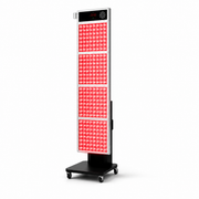 THEIA Infrared Red Light Sauna Panel – Standing Indoor LED Light Sauna, 660nm & 850nm, 1600W, Full Body Use