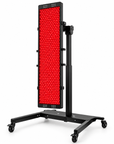 Professional Electric Red Light Panel Stand – Motorized Height Adjustment, 360° Rotation & 4-Panel Mount