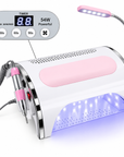 4-in-1 Professional Nail Station – 54W UV LED Lamp, 25,000 RPM Nail Drill & Dust Collector