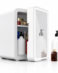 4L Cosmetic & Skincare Mini Fridge with LED Mirror – Portable Hot & Cold Beauty Fridge