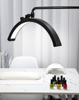Luxury Half Moon LED Nail Lamp – 40W, Adjustable Salon Lighting