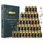 35pcs Essential Oils Set for Diffuser & Aromatherapy – Pure Fragrance Oils for Candles, Massage, Air Freshener & DIY Gifts
