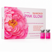 Korean Pink Glow Peptide Serum – Dr. Pen Microneedling Booster with Niacinamide for Radiant Skin & Fine Line Reduction – 10 Vials x 5ml