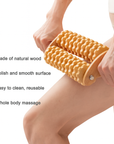 Theia DualCore Wooden Body Roller – Deep Tissue Meridian Massager
