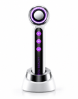 3-in-1 EMS Microcurrent Facial Massager with Heat & Vibration for Skin Firming & Facial Care