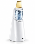 Nano Mist Ultrasonic Skin Scrubber 24kHz with Blue Light, Hydration Spray & Charging Dock