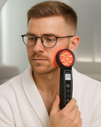 Theia Glow Pro LED Light Therapy Wand – Red & Infrared Anti-Aging Device (630nm, 810nm, 850nm)
