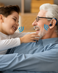 Mini Rechargeable Digital Hearing Aid – BTE Sound Amplifier for Elderly, Portable with Adjustable Tone