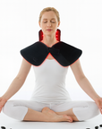 Red & Infrared Heat Therapy Shoulder Pad 660nm & 850nm | Dual-Chip LED Wearable Wrap for Upper Back & Shoulder Pain Relief, Muscle Relaxation