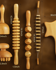 6 In 1 Wood Therapy Massage Tool Set