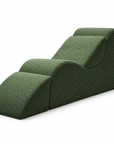 Ergonomic Corduroy Yoga Lounge Chair with Side Pocket and Support Cushions – Floor Recliner for Home Relaxation
