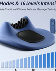 EMS Pulse Neck Pillow Massager – Electric Cervical Stretcher with Heating and Vibration for Muscle Relaxation