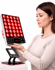 8 Modes Red Light Therapy Panel with 660nm / 850nm / 590nm / 415nm – Mini Desktop LED Device