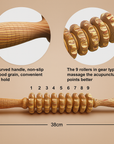Theia Premium Handcrafted Sculpt Wood Massage Roller