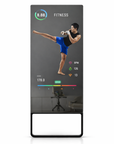 THEIA Fitness Magic Mirror – 43 Smart Touch Screen Fitness Mirror | Full HD IPS Display | WiFi Bluetooth | Home Gym Workout Mirror