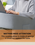 UltraComfort Memory Foam Bed Reading Pillow – Ergonomic Arm Support for Gaming, Relaxation, and Work