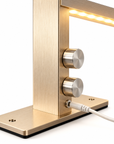 Extra-Long Professional LED Nail Salon Table Lamp – Gold, Adjustable Brightness & Color Temperature