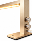 Extra-Long Professional LED Nail Salon Table Lamp – Gold, Adjustable Brightness & Color Temperature