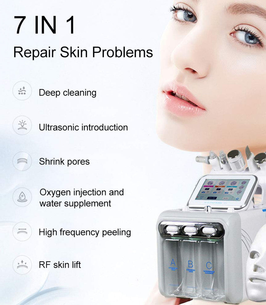 Theia 7 in 1 Hydro Dermabrasion Hydrogen Oxygen Facial Machine